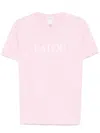 Patou Cotton T-shirt With Bold Logo And Relaxed Fit
