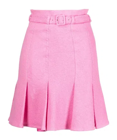 PATOU PATOU PLEATED A-LINE SKIRT