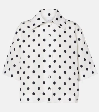 Patou Polka-dot Blouse In White