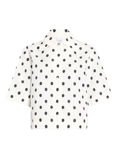 Patou Polka Dot Shirt In White