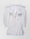 Patou Volume Ruffled Minidress