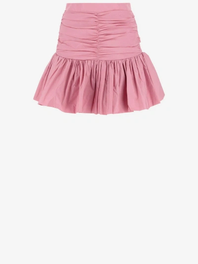 Patou Polyfaille Skirt In Pink