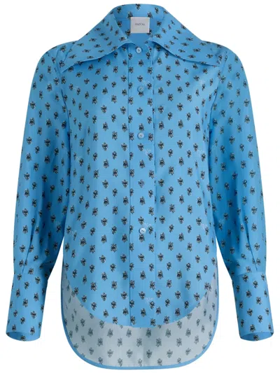 Patou Printed Shirt In Blue