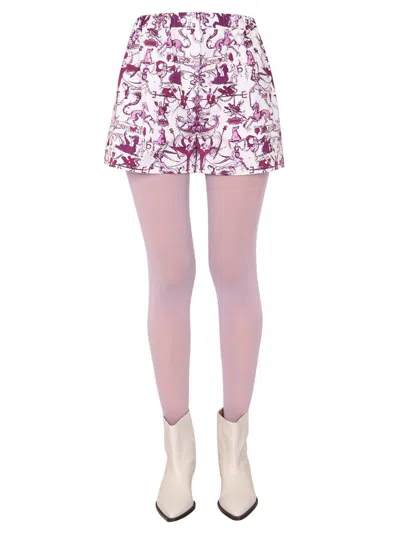 Patou Printed Shorts In Multicolour