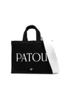 Patou Small Logo-print Tote Bag In Cream