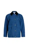Patou Long Sleeved Denim Workwear Jacket In Blue