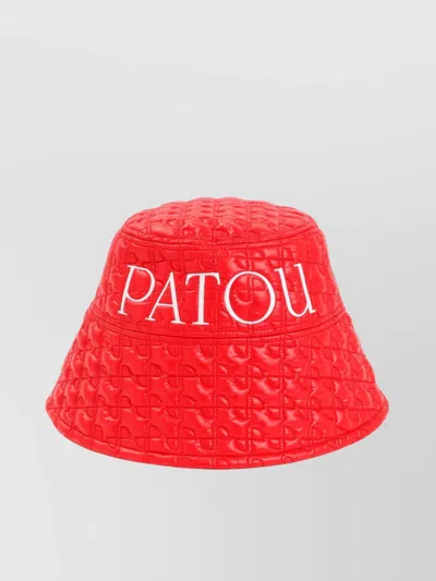 PATOU QUILTED BUCKET HAT MAXI LOGO