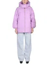 Patou Quilted Down Jacket In Purple