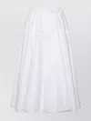Patou White Recycled Polyester Skirt