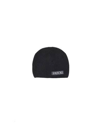 PATOU PATOU RIB PATOU BEANIE