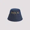 PATOU RODEO BLUE COTTON BUCKET HAT