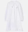 Patou Ruffled Minidress In White