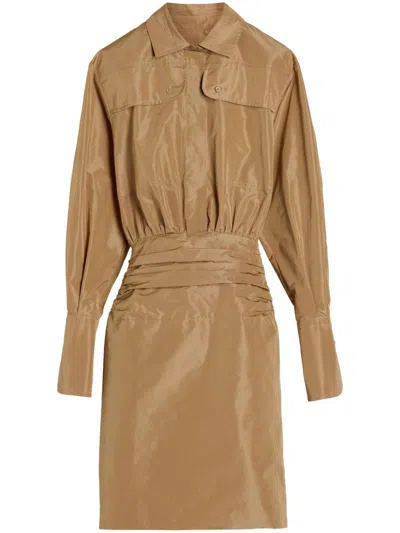 Patou Safari Dress In Neutrals