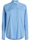 Patou Safari Shirt In Blue