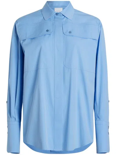 Patou Safari Shirt In Blue