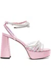 Patou X Bettina Vermillon Babsy 110mm Mules In Pink