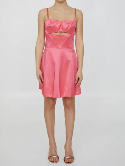 Patou Dress With Cut-out Details In Pink