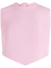 Patou Scarf Faille Top In Pink