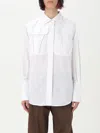 Patou Cotton Shirt With Maxi Pockets In White