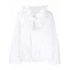 Patou Balloon Sleeves Blouse In White