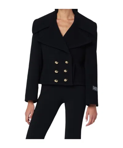 PATOU SHORT DOUBLE-BREASTED COAT