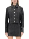 Patou Quilted Cropped Bomber Jacket