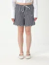Patou Women's Embroidered Cotton Shorts