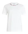 Patou Logo-embroidered T-shirt In White