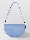 Patou Shoulder Bags With Adjustable Strap And Curved Shape In Blue