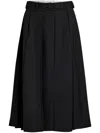 PATOU PATOU SIGNATURE PLEATED MIDI SKIRT CLOTHING