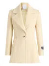 Patou Single-breasted Tweed Jacket In Neutral