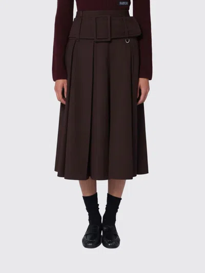 PATOU SKIRT PATOU WOMAN COLOR EBONY,H46766135