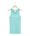 Patou Sleeveless Vest In Mint Green