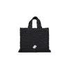 Patou Modern Tote With Versatile Straps In Black