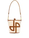 Patou Light Brown Jp Small Bucket Bag In White
