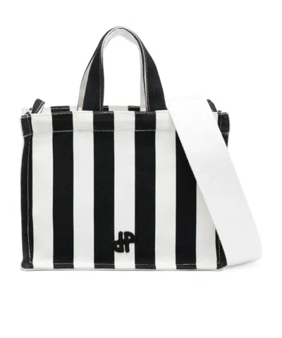 Patou Small Jp Tote Bag In White