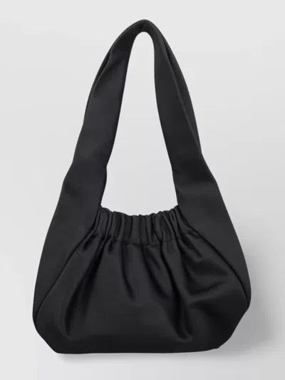 Patou Small Le Biscuit Tote Bag In Black
