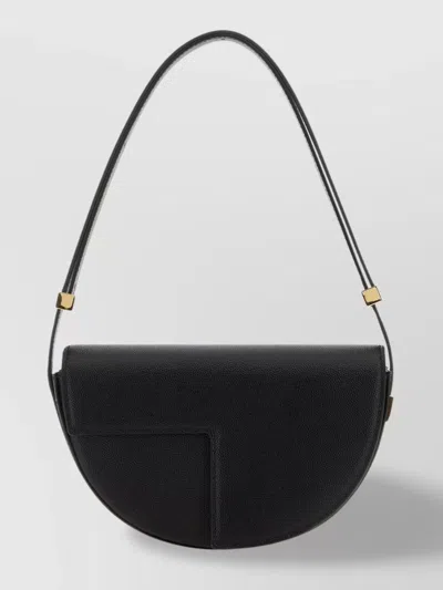 PATOU SMALL LEATHER SHOULDER BAG
