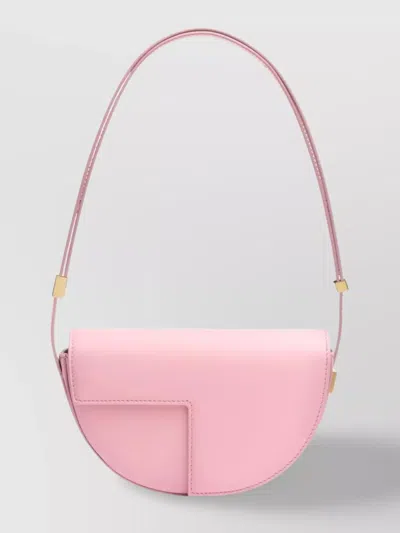 PATOU SMALL LEATHER SHOULDER BAG