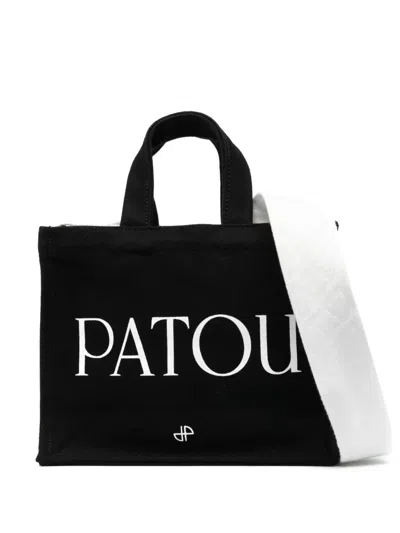 PATOU SMALL PATOU CANVAS TOTE BAG