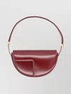 Patou Small Shoulder Bag Gold Tone Hardware In Brown
