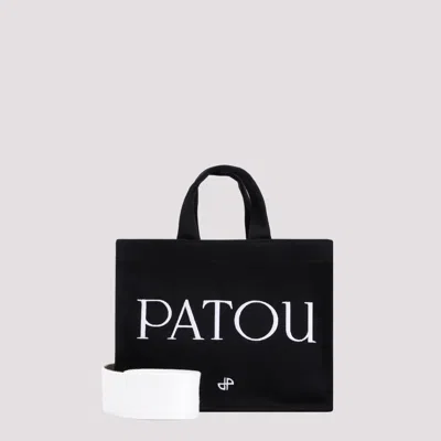 Patou Printed Tote Bag In Cream