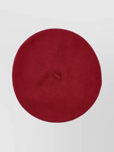 PATOU SOFT ROUND BERET HAT WITH BOW DETAIL