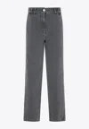 Patou Straight-leg Pants In Gray
