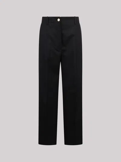 Patou Straight Model Trousers In Black