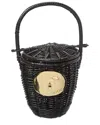 Patou Straw Top Handle Bag