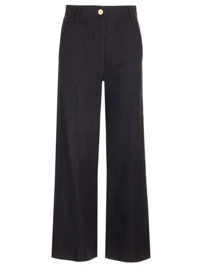 Patou Iconic Long Trousers In Black