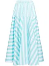 Patou Women's Printed Cotton Skirt In Green