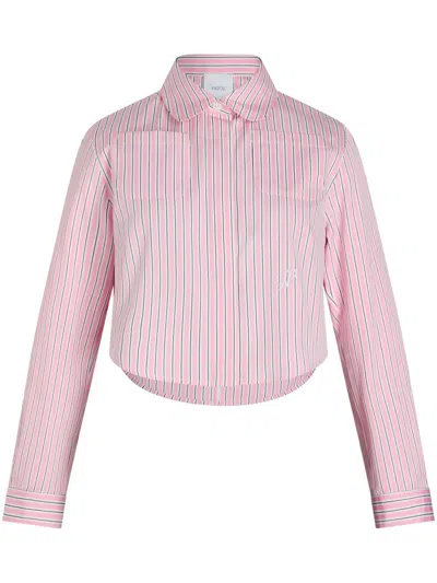 Patou Striped Cropped Shirt