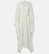 Patou Striped Kaftan In White